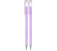 Pentel K108-P Hybrid Milky Stylo Roller Encre Gel Pastel Violet (Lot de 2)