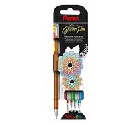 Pentel Stylo à encre gel Hybride Dual Metallic K110-4DM – Effets de couleur sur papier clair/foncé