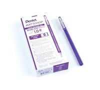 Pentel K110-VVX Mattehop Lot de 12 stylos à encre gel avec encre à fort pouvoir couvrant, finition mate, modèle avec capuchon, violet