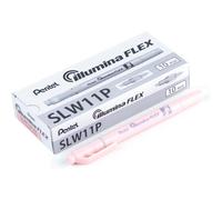 Pentel Lot De 10 Surligneurs Illumina Flex Pastel, Orange Pastel