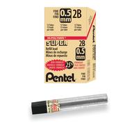 Pentel Lot De 12 Etuis De 12 Mines Hi-Polymer Super 0,5 Mm 2b