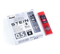 Pentel Lot De 12 Etuis De 40 Mines 0,5 Mm Ain Stein C275 Dureté B