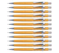 Pentel Lot De 12 Portemines P 209 Pte Métal Mine 0,9 Mm Corps Jaune