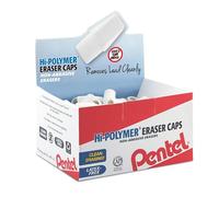 Pentel Lot de 144 capuchons gommes Hi-Polymer - Blanc - ZEH-02