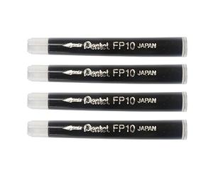 Pentel Lot de 2 cartouches d'encre pour pinceaux Noir