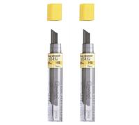 Pentel Lot De 2 Etuis De 15 Mines Hi-Polymer Super 0,9 Mm Hb
