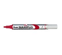 Pentel Marqueur tableau blanc Maxiflo pointe ogive fine largeur de trait 1,1 mm- Rouge