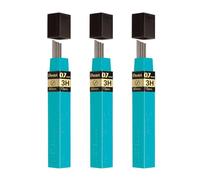 Pentel Lot De 3 Etuis De 12 Mines Hi Polymer Super,0,7mm - 3h
