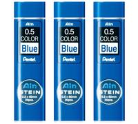 Pentel Lot De 3 Etuis De 20 Mines De Couleur Ain Stein 0,5mm Bleu