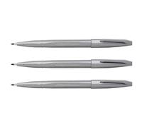 Pentel Stylo feutre Sign Pen Pointe fibre fine Acrylique Gris