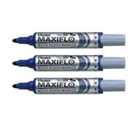 Pentel Maxiflo Green Label Marqueur pour Tableau Blanc à Pointe conique large Bleu
