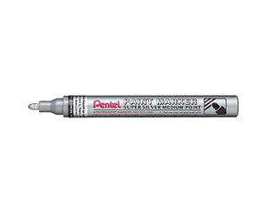 PENTEL Lot de 3 Marqueurs vernis PAINT MARKER MMP10, argent