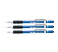 Pentel Lot De 3 Porte-Mines Hi-Graph Corps Bleu Avec Grip Pointe 0,7mm