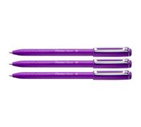 Pentel Lot De 3 Stylos À Bille Izee, Violet
