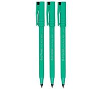 Pentel Lot de 3 stylos à bille R50 noirs à pointe fine rembourrée 0,8 mm Largeur de trait 0,4 mm 77 % recyclé