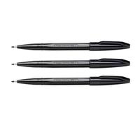 Pentel Sign Pen Stylo feutre à Pointe fibre fine Acrylique Noir Unité