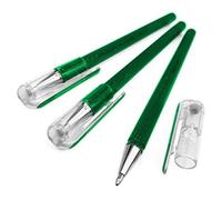 Pentel Lot de 3 stylos roller encre gel Hybrid métallisée K110 Green / Metallic Blue