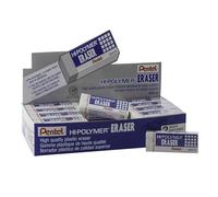 Pentel Lot de 36 gommes Hi-Polymer Block - Grande taille - Blanc - ZEH-10