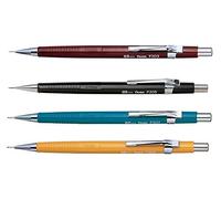 Pentel Lot de 4 porte-mines automatiques série P200 0,3/0,5/0,7/0,9 mm