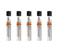 Pentel Lot De 5 Etuis De 12 Mines Hi Polymer Super, 0,5mm - 4b