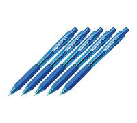 PENTEL Lot de 5 Stylos à bille rétractable WOW BK440 Bleu