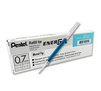 Pentel LR7 Recharges pour Rollers Energel BL57/77/107/117/407/TRL Bleu ciel - Lot de 12