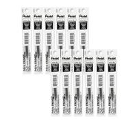 Pentel LRN4 Recharge pour Roller EnerGel 0,4 mm Noir 12 pcs