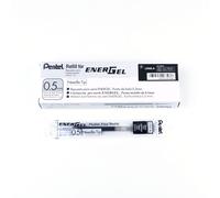 Pentel LRN5 Recharges pour Roller Energel Pointe 0,5 mm BLN105, BLN75, BL625 Noi