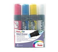 Pentel Marqueur à craie Pochette de 4 couleurs assorties