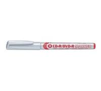 Pentel - Marqueur NMS51 pour CD / DVD, rouge