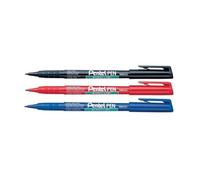 Pentel Green Label Marqueur Permanent à Pointe conique Rouge