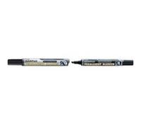 PENTEL Lot de 3 Marqueurs permanent MAXIFLO NLF60 Bleu