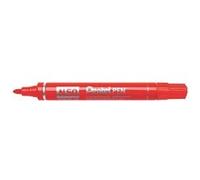 Pentel Marqueur permanent N50, pointe ogive, rouge G