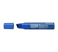 Pentel Marqueur permanent N50XL – Pointe biseautée – Bleu