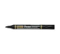 PENTEL Marqueur permanent N850 Pointe ogive, encre indélébile à base alcool. Noir