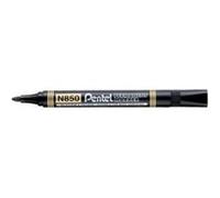 Pentel - Marqueur permanent N850, pointe ogive, noir Noir G