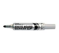 Pentel Marqueur effaçable Maxiflo pointe conique 2 à 6 mm rétractable - Noir