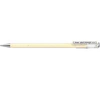 Roller gel encre opaque mate Pentel Mattehop Blanc Ivoire Blanc Ivoire G