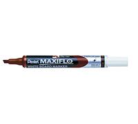 Pentel Maxiflo Green Label Marqueur pour Tableau Blanc à Pointe biseautée Marron