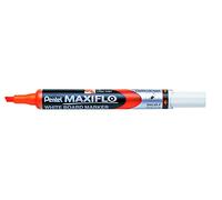 Pentel Maxiflo Green Label Marqueur pour Tableau Blanc à Pointe biseautée Orange