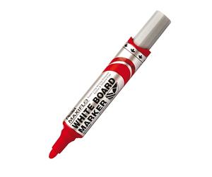 Pentel Maxiflo Green Label Marqueur pour Tableau Blanc à Pointe conique large Rouge