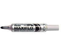 Pentel Maxiflo Lot de 12 marqueurs effaçables à sec tableau blanc Pointe ogive large Encre liquide Violette