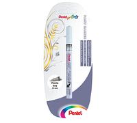 Pentel MSP10x1 W Marqueur Déco Permanent Pointe fine Blanc