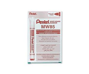 Pentel MW85-B Lot de 12 Marqueur Tableau 4,5mm Rouge