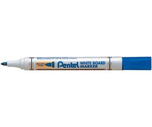 Pentel MW85-C Lot de 12 Marqueurs effaçables pour tableau Blanc pointe conique moyenne encre bleue