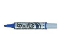 Pentel Maxiflo Lot de 12 Marqueur effaçable à sec tableau blanc Pointe ogive large Encre liquide base alcool Bleue