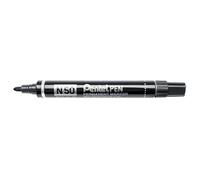 Pentel N50 - Marqueur permanent pointe ogive trait 1,5 mm - Noir