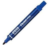 Pentel N 50 marqueur indélébile Pointe ogive Bleu 12 pièce(s) Bleu G