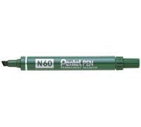Pentel – Marqueur permanent N 60-D – Pointe biseautée – Vert