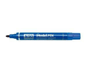 Pentel N50-CE Lot de 12 Boîtes Aluminium Bleu
